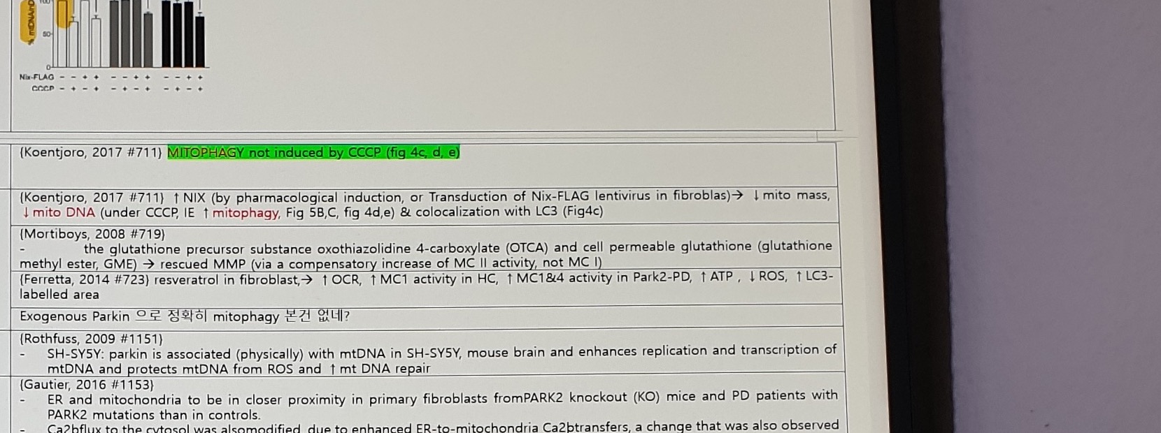 Koentjoro mtDNA, mitophagy, and rescue notes